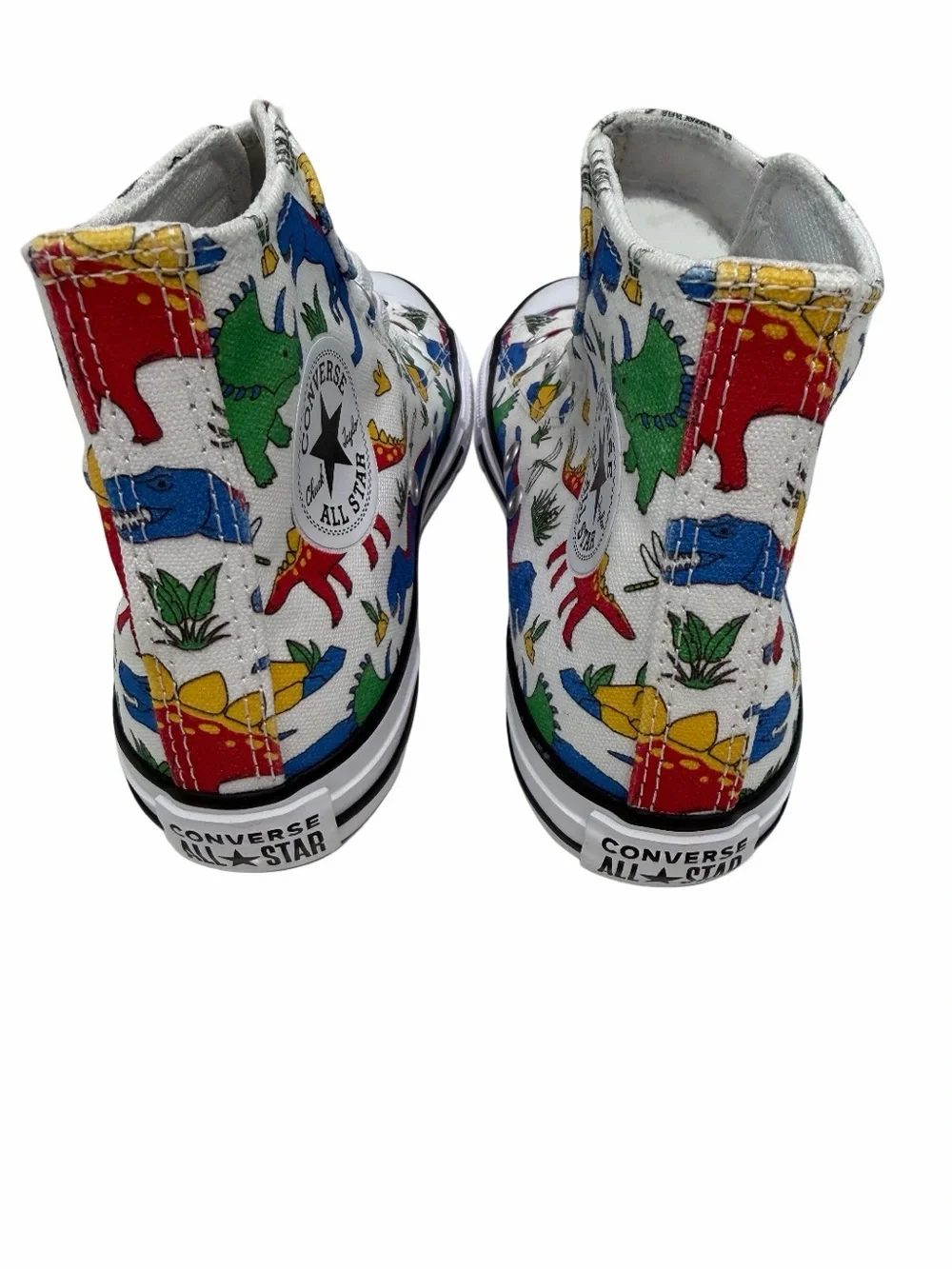 CONVERSE Chuck Taylor All Star YOUTH Dino Mid-Top SNEAKERS  Size 2  NWOB